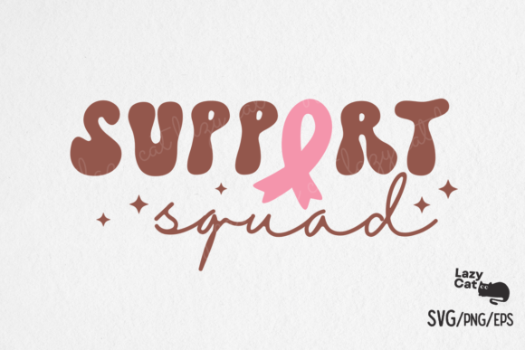 Breast Cancer SVG Design Support Squad