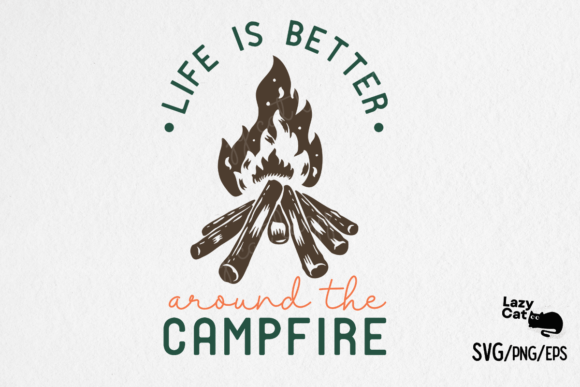 Campfire Camping SVG Design Review