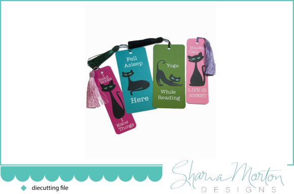 Cat Bookmarks Die Cutting File