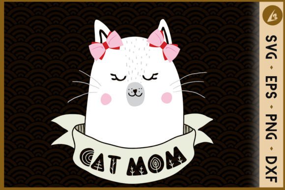 Cat Mom Flower: A Creative Embroidery Design